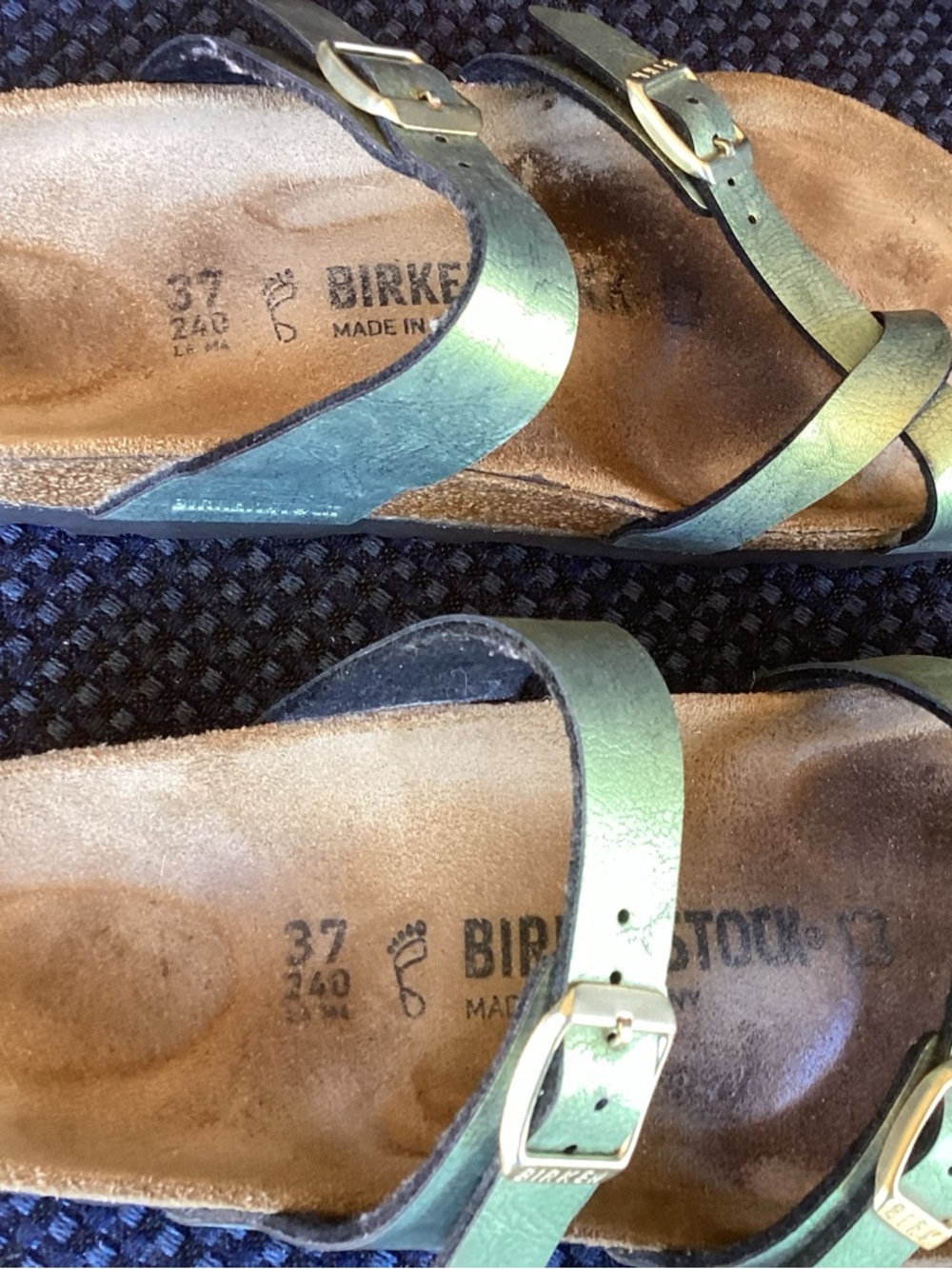 Birkenstock Women's Iridescent Green Mayari Sandals - Picture 3 of 5